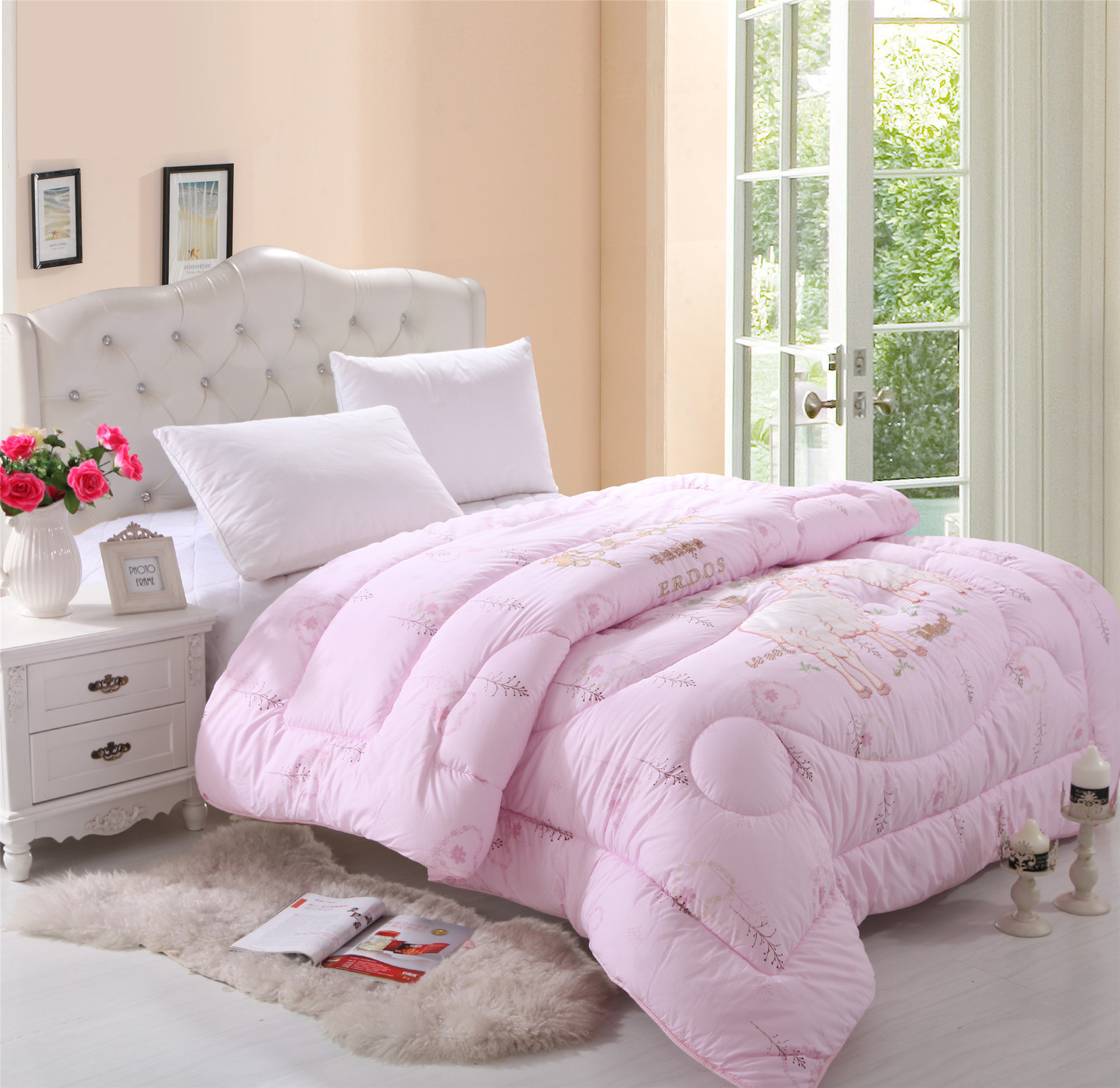 南通泰冠家纺 全棉绣花被 冬被 成品 厂家直销 现货供应