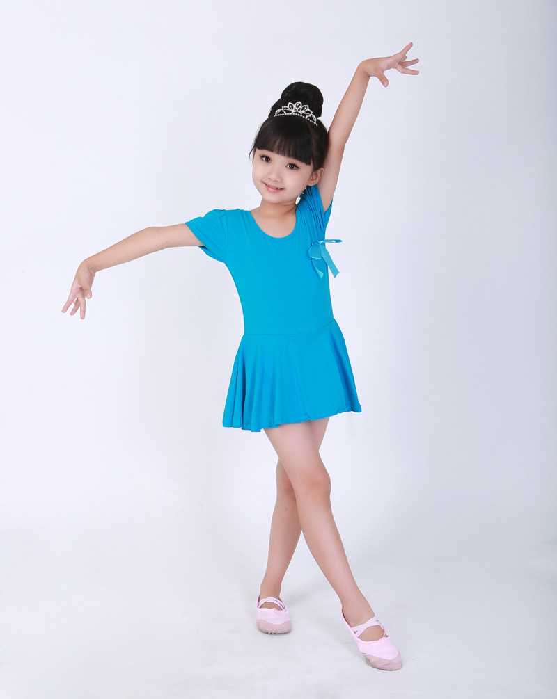 儿童舞蹈服练功服女童舞蹈服装幼儿芭蕾舞裙少儿演出舞蹈裙图片大全