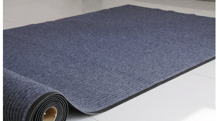 双条纹地毯涤纶毯面 pvc胶合地毯 走廊大厅满铺毯 车间样品室地毯