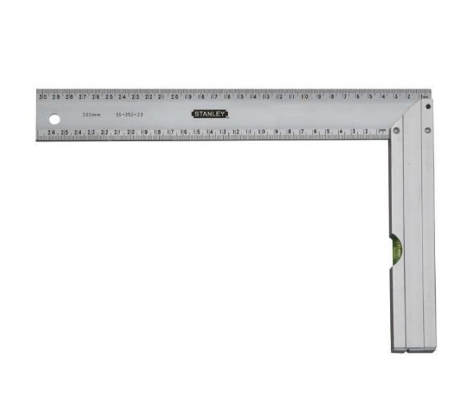 史丹利 新品 带水泡铝 直角尺 300x164mm 35-352-23