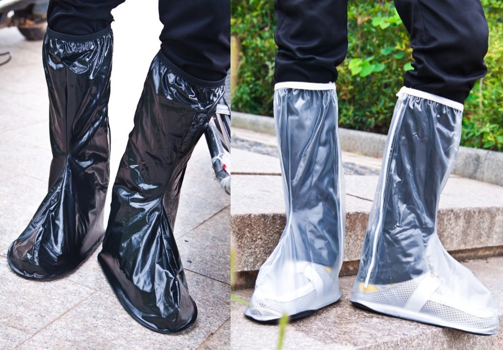 防雨鞋套 防滑防水雨具 男式高筒鞋套 高帮鞋套 男款雨鞋