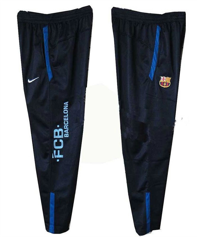 批发 巴萨 足球收腿裤 运动长裤 男款 休闲裤 宽脚直筒