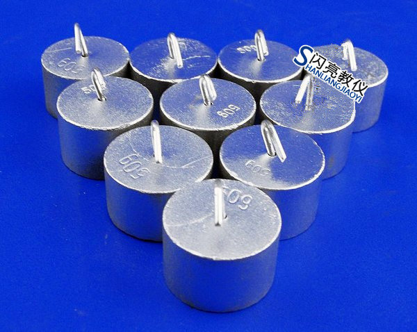 50g钩码 10个装 物理力学实验器材 金属钩码 11029