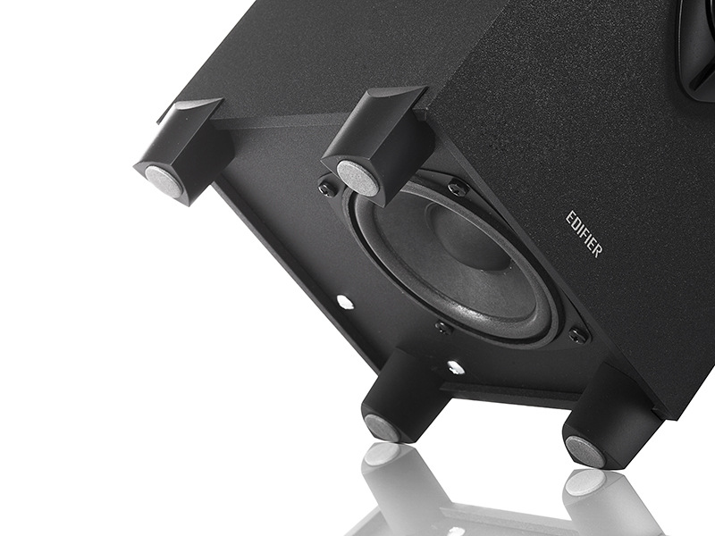 漫步者r102v 低音炮电脑音响 2.1声道重低音音箱 包邮