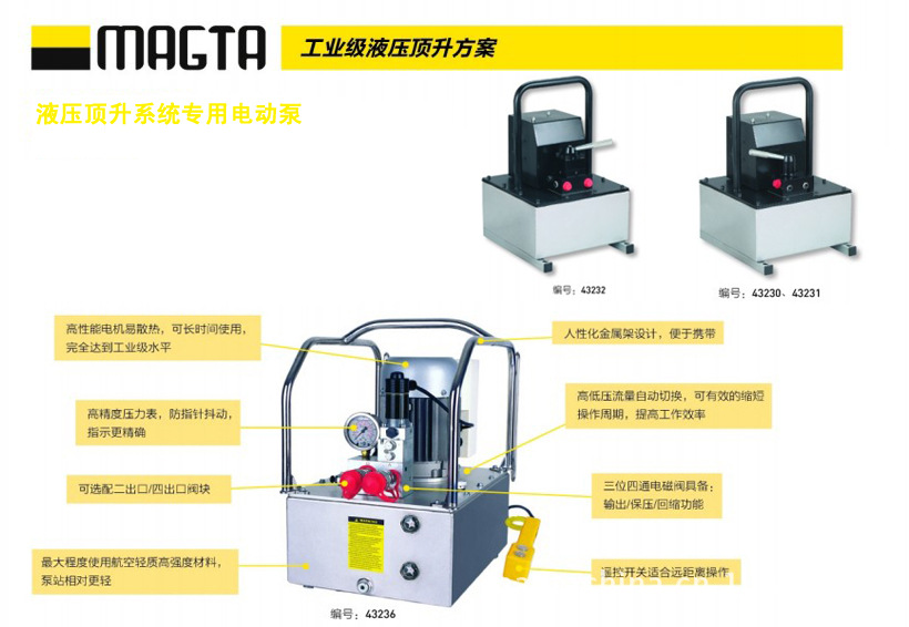 工业级液压顶升系统方案