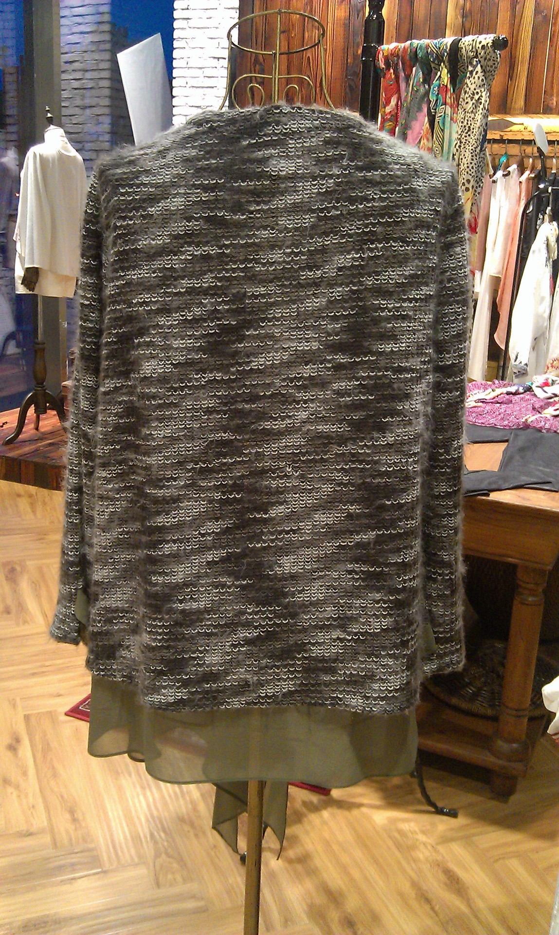 时尚休闲百搭不对称 外罩衫