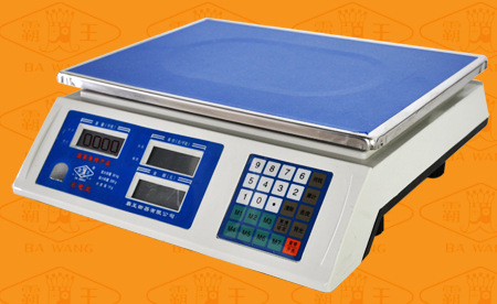 正品霸王 acs-25键干电池电子秤