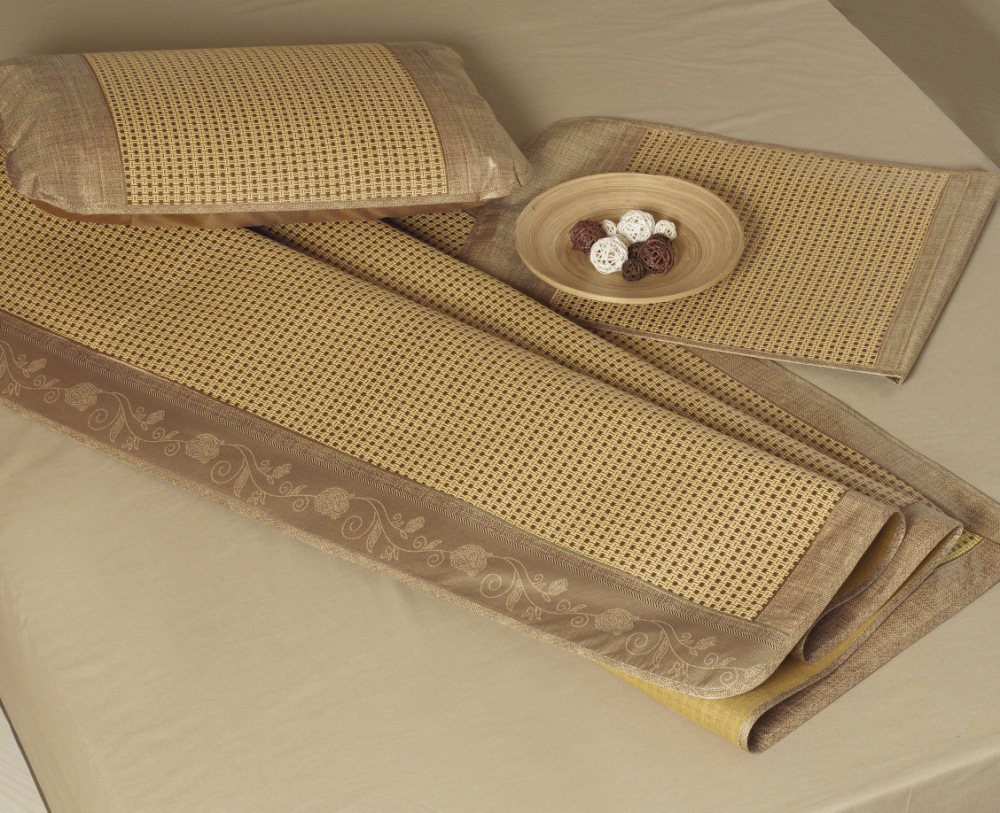 新款加厚 可折叠 凉席 藤席三件套 单人双人 特价清仓