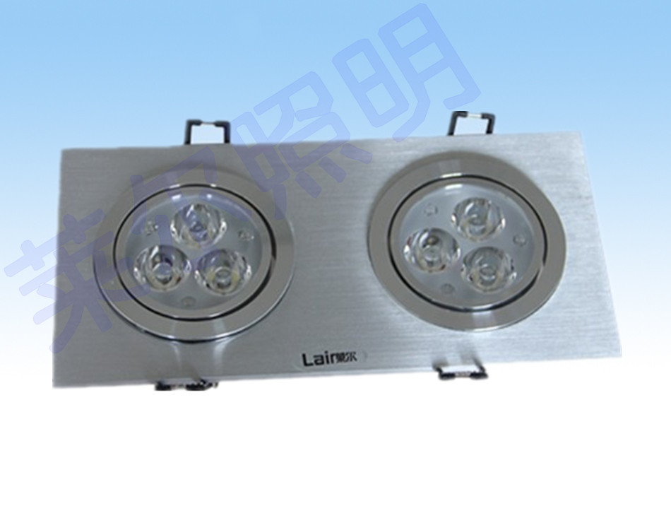 莱尔照明 3w大功率led格栅射灯0610se2卖场酒店大堂展厅节能灯具