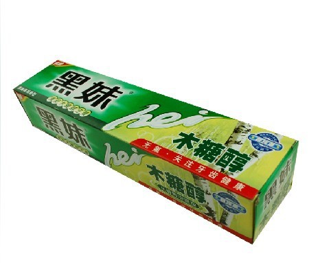 黑妹 清新木糖醇牙膏160g 防蛀/固齿 抗菌