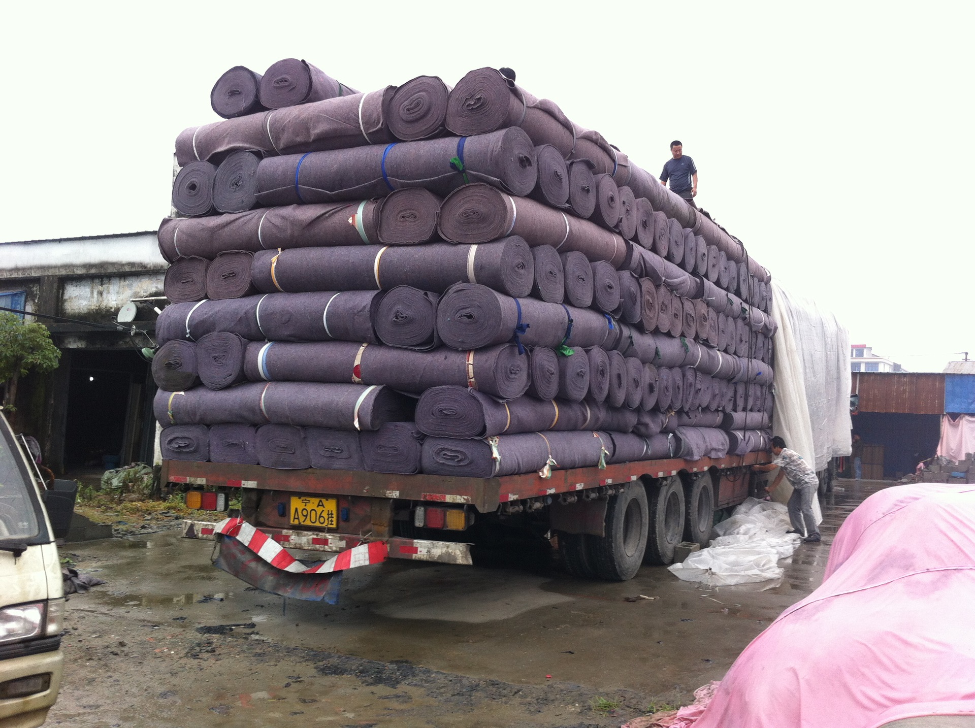 供应针刺棉 大棚保温棉毡