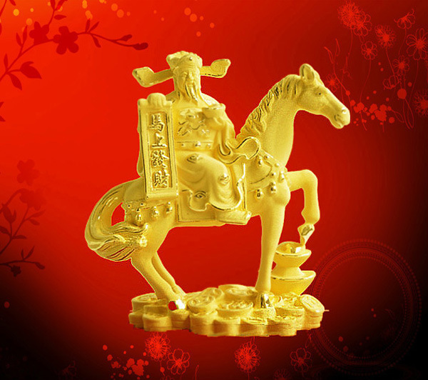 骏马绒沙金产品---jyh-006马上发财