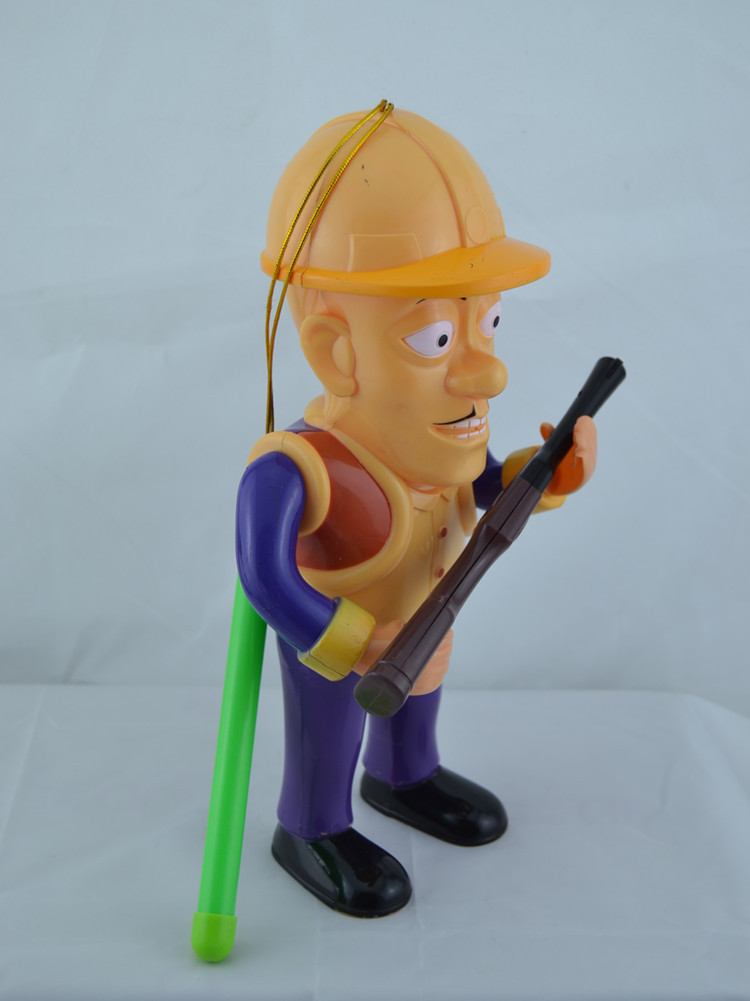 春节元宵热销庙会闪光发光音乐003电动3d灯光光头强灯笼