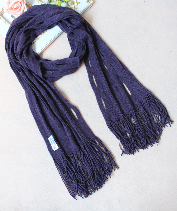 2013秋冬日韩时尚破洞围巾仿羊绒围巾质量超好