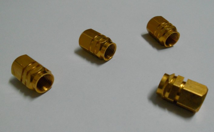 气门芯 汽车气门嘴 气门嘴冒 铝合金气门芯盖 四个一套