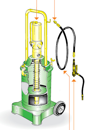 气动黄油机内部结构图图片