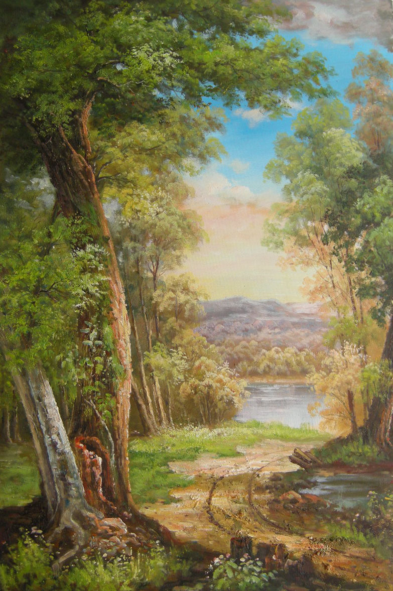 名画有主纯手绘高品质古典风景油画批发包邮可订制001