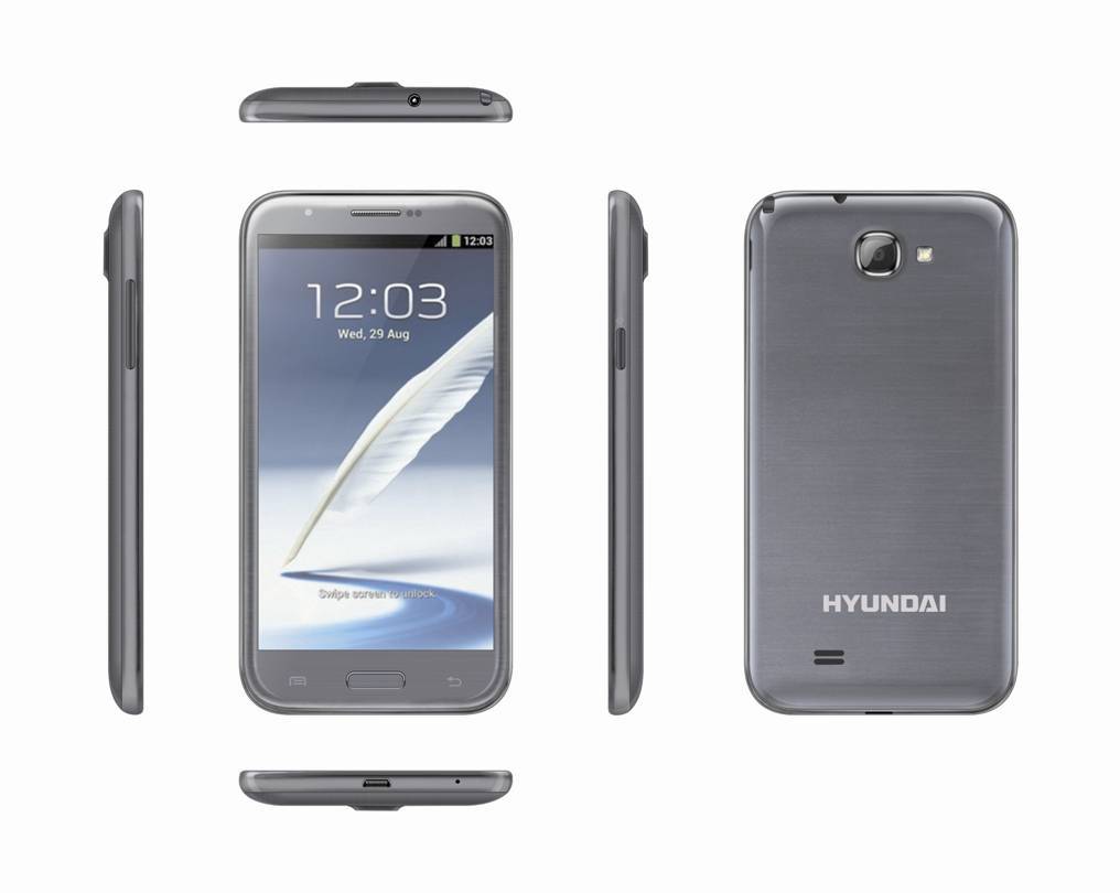 53寸大屏高端商务手机 现代双卡双待双核智能手机h5s