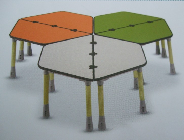 儿童聚氨酯发泡桌 厂家直销聚氨酯桌 拼接桌 创意桌 自结皮桌面