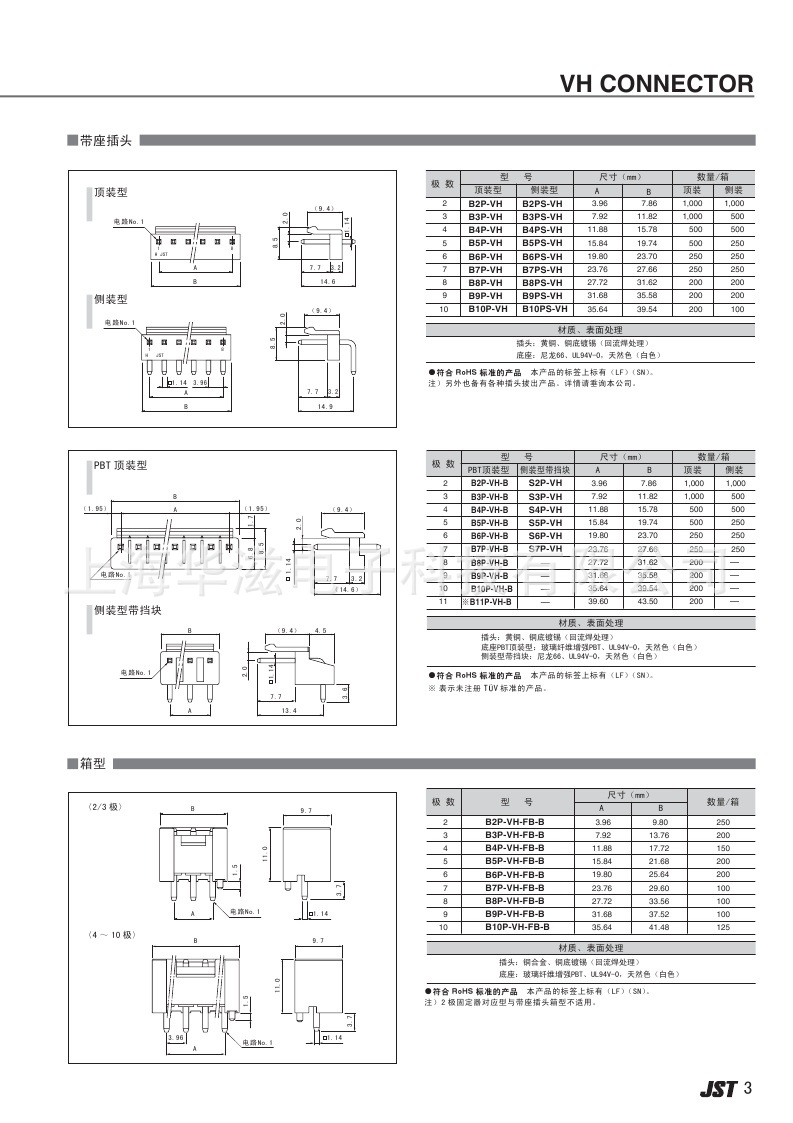 96mm间距/6p】价格,厂家,图片,连接器,上海华滋电子科技有限公司