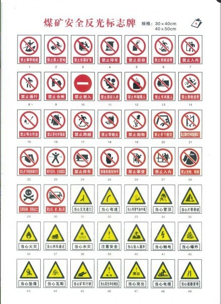 厂家专业生产煤矿道路指示牌按国标制作