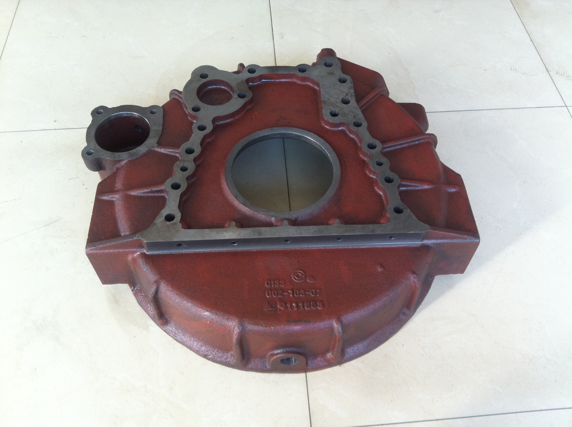 上海柴油机厂配套g128柴油机配件发电机组上柴飞轮壳g02-103-09