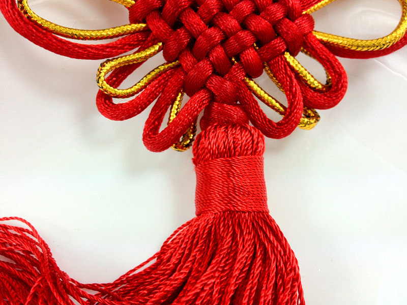 中国结挂件6盘4号进口线出国外事礼品特色手工艺品喜庆家居饰品