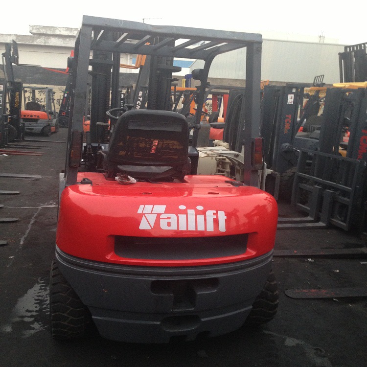 转让二手叉车 台励福3吨柴油叉车 3节门