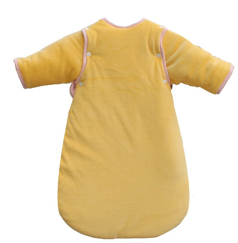 厂家直销 外贸天鹅绒全棉 可拆卸双向拉链童婴儿睡袋 小额批发