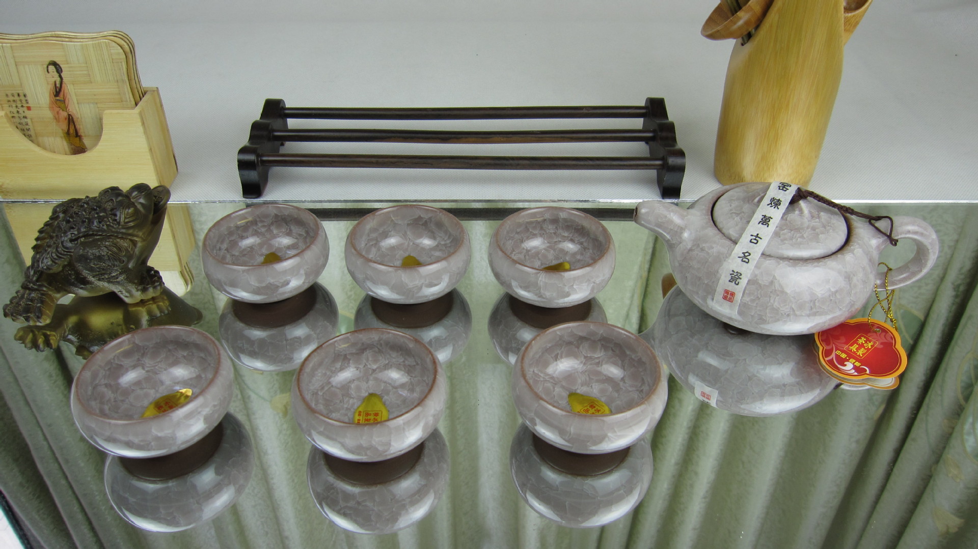 冰裂茶具 正品 整套紫砂 功夫茶具 冰裂釉茶具 套装特价