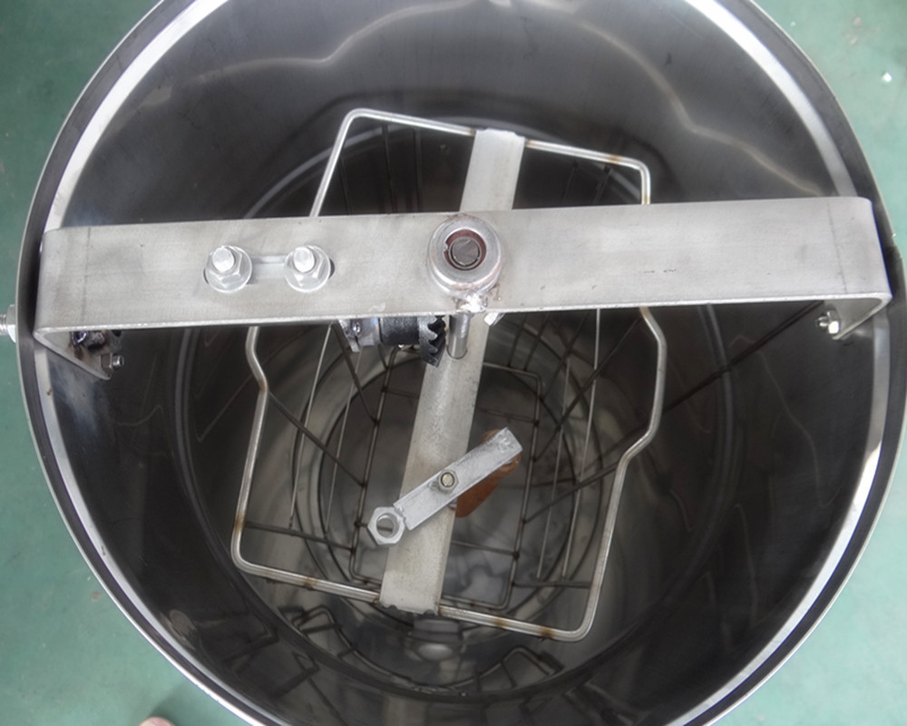 不锈钢摇蜜机 两框手动 打糖机 带流蜜口