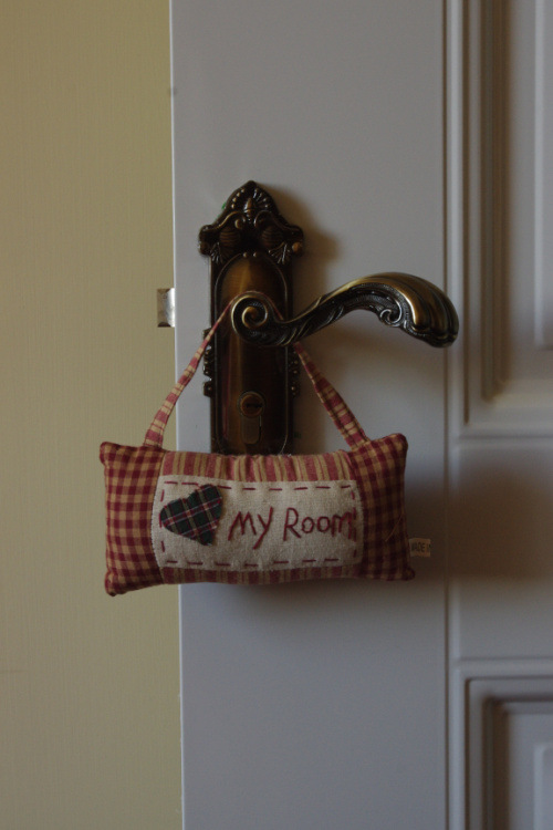 布艺门挂4款混装手工缝制布艺装饰zakk