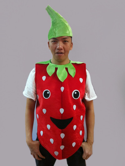 大量供应万圣节 可爱草莓服装 水果服装影楼必备服饰 表演服