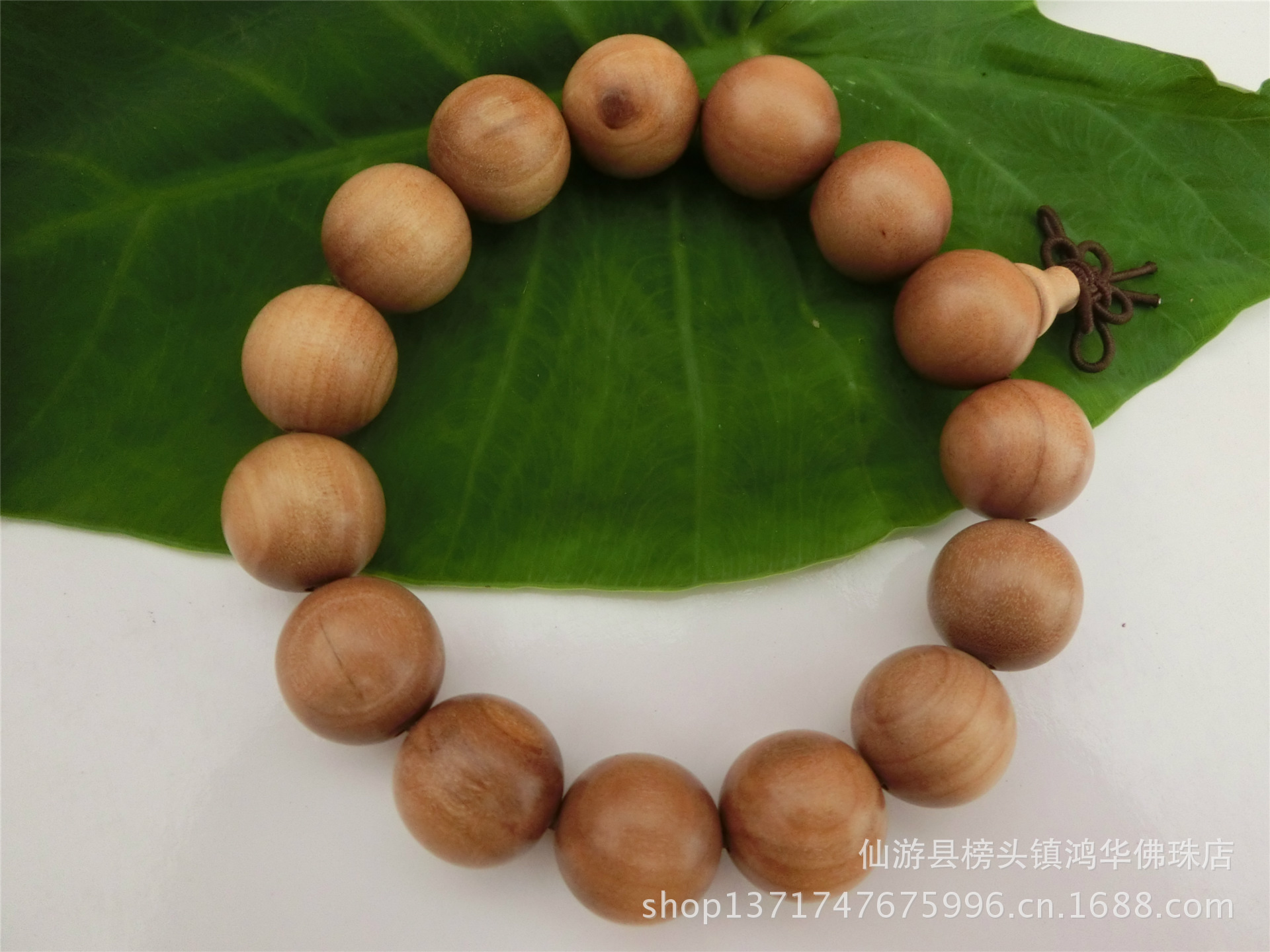 印度老山檀香佛珠 天然正品檀香手串 沉水 保健养生手链 1.4mm