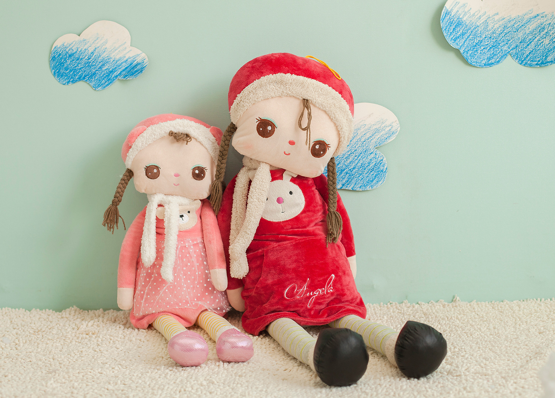 厂家直销批发 儿童玩具 大号公仔 甜美可爱安吉拉