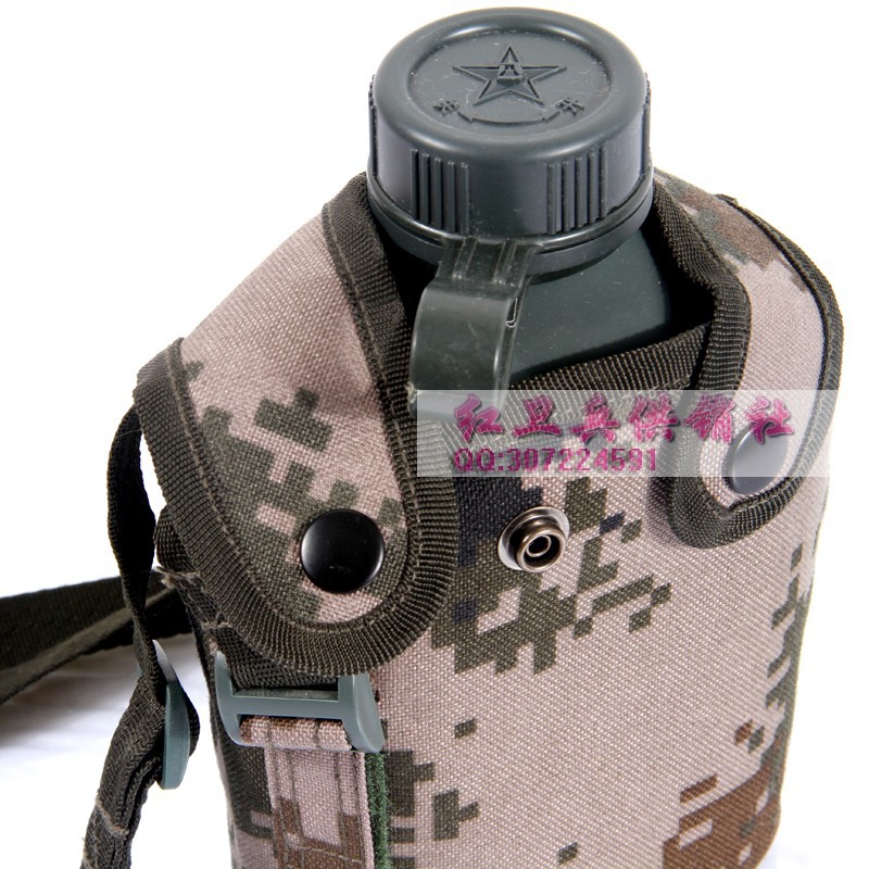 正品10水壶 07式迷彩户外水壶 南京七禾不锈钢旅行 送水壶套图片