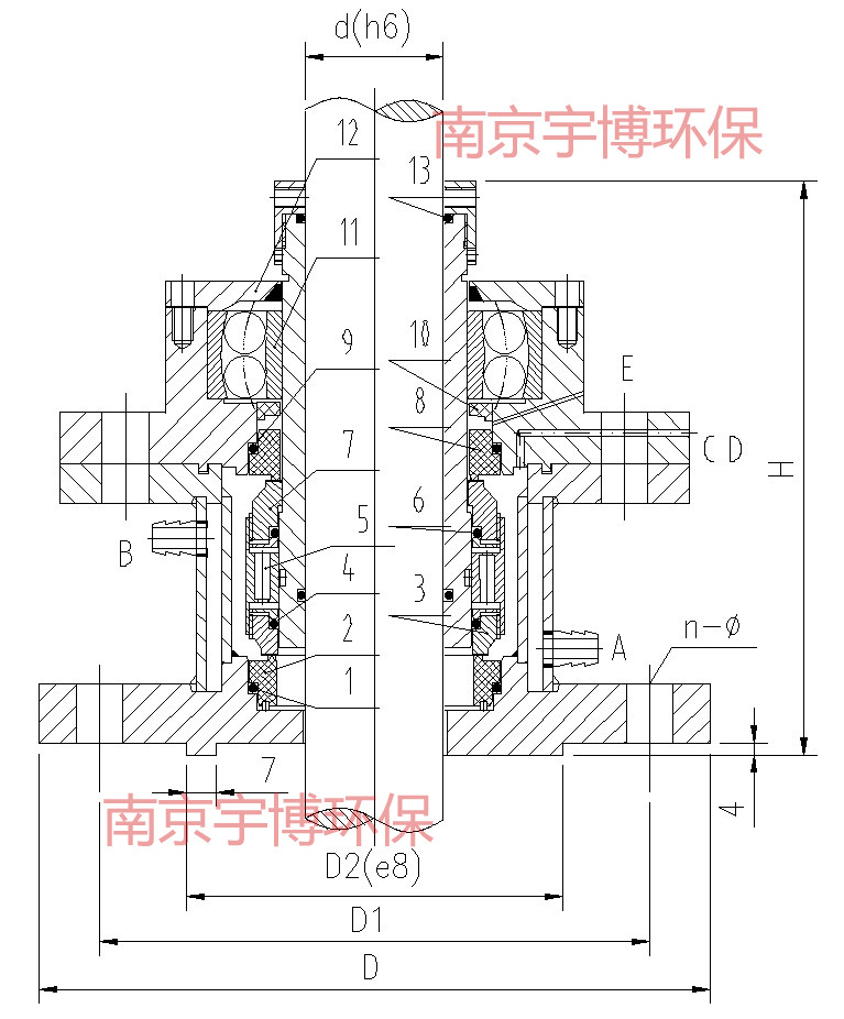 205型206型207型机械密封