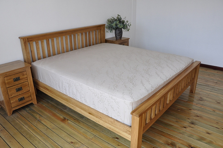 全棉床笠 纯棉贡缎提花单双人床罩定做清仓特价 papayawhip