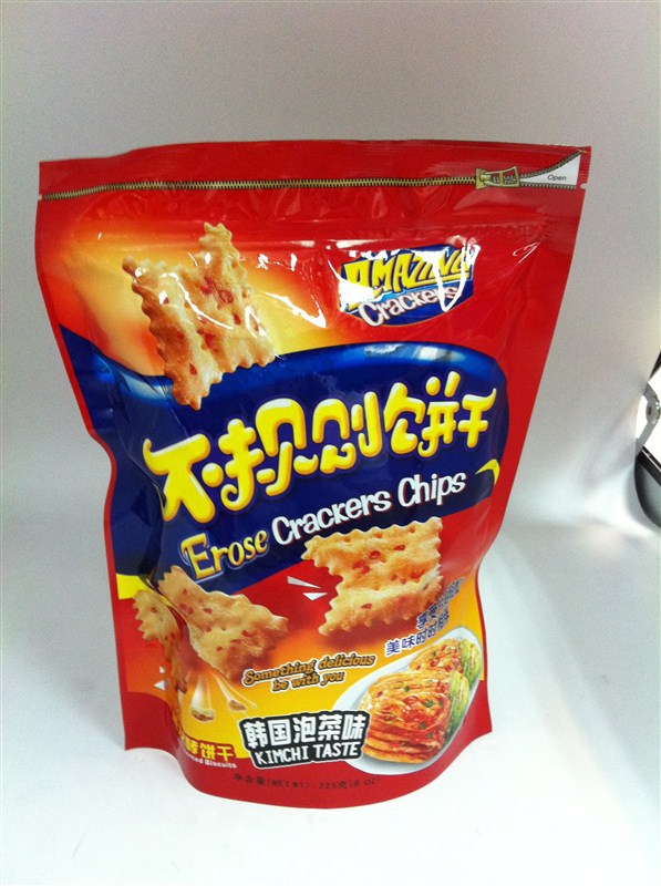 味之旅不规则饼干泡菜味225g*12袋/箱