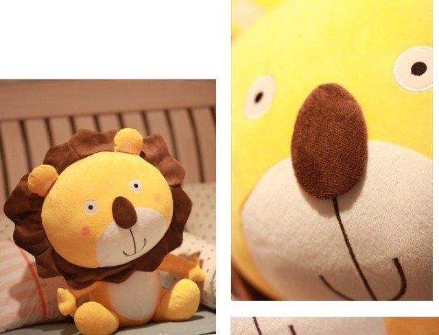 爸爸去哪儿小黄色太阳小狮子公仔毛绒玩具向日葵卡通狮子王布娃娃