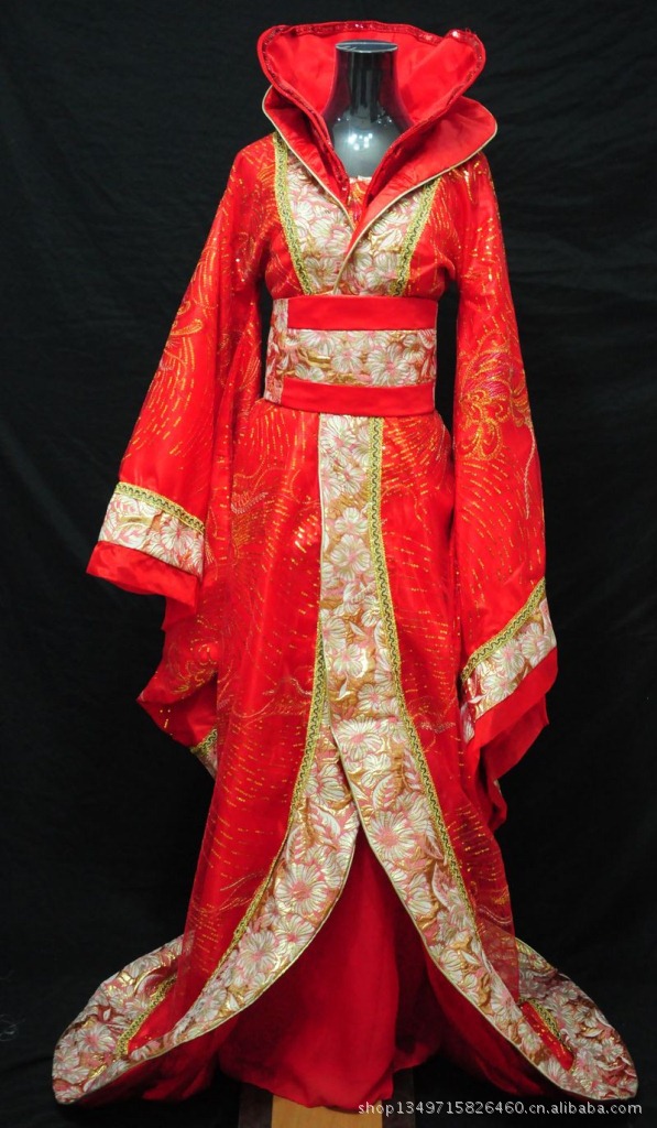 皇后服古装唐装汉服舞台装戏服表演演出宫廷复古厂家批发