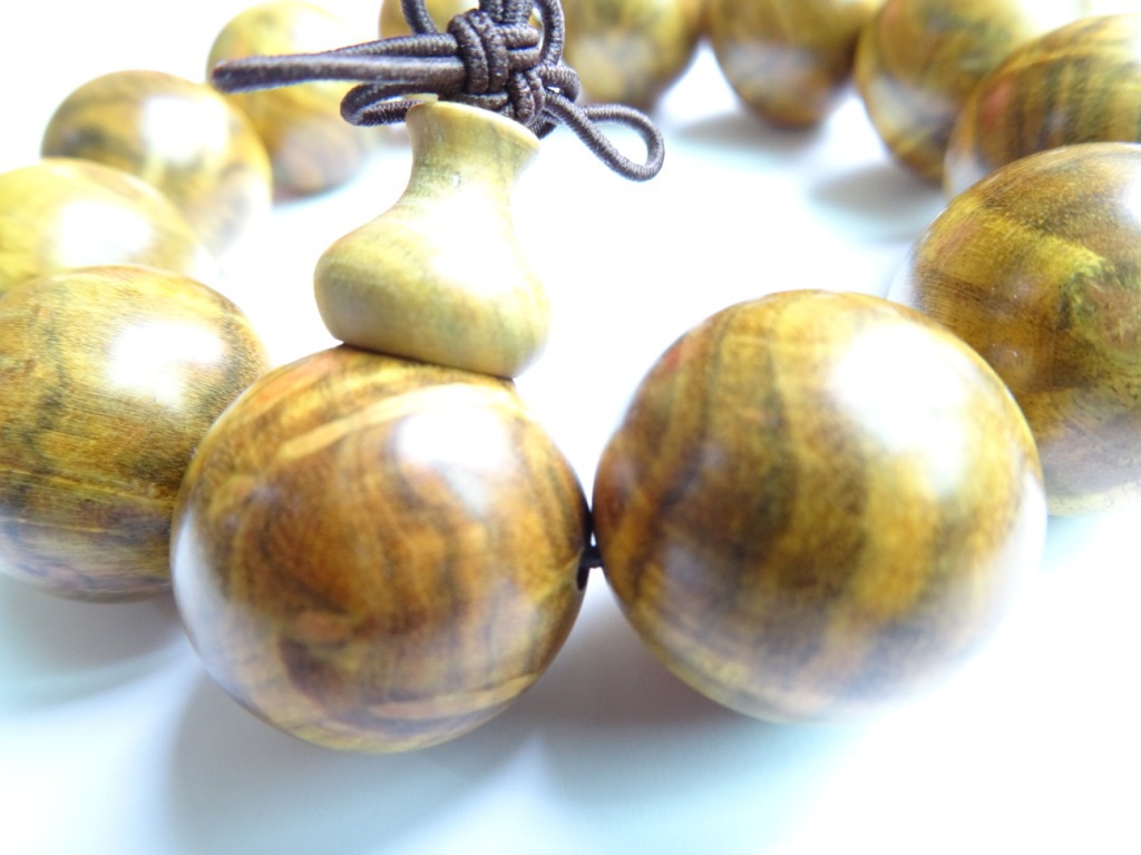 缅甸 金丝柚 佛珠 手串20mm*12颗