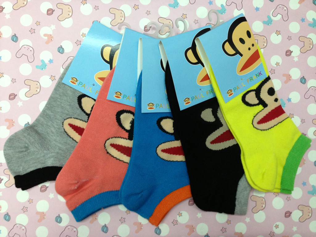 全棉大嘴猴船袜