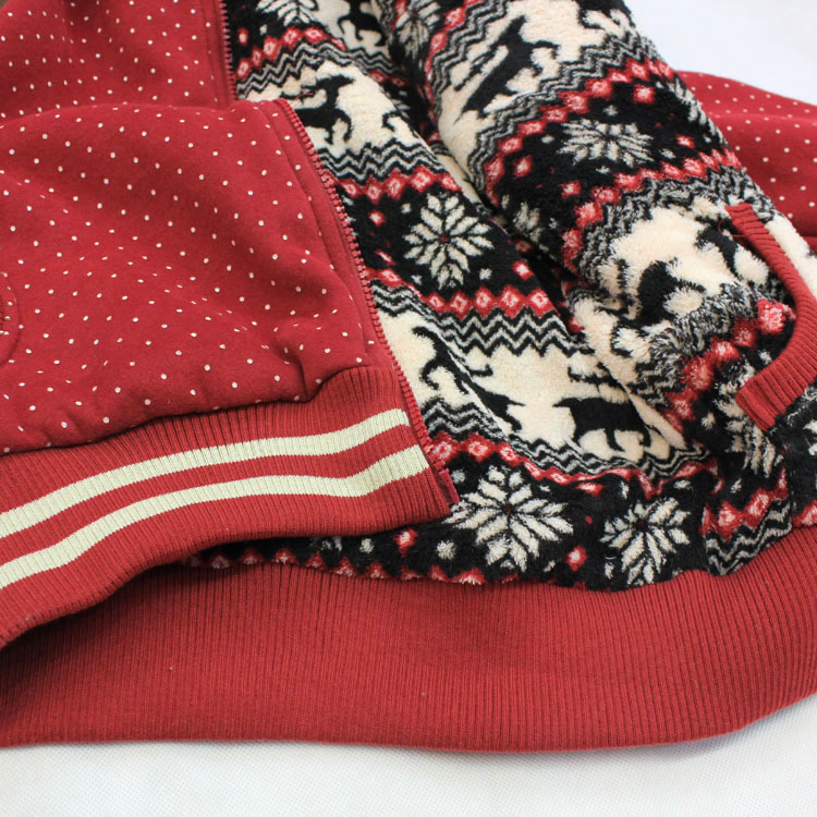 石头剪子布童装13新款俩面穿正反服女童外套棉衣 童装批发供应