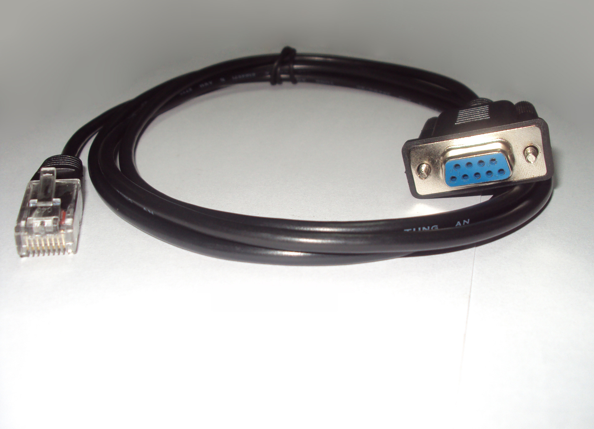 供应db9转rj45线 rs232 to rj45串口线 串口打印线 厂家直销