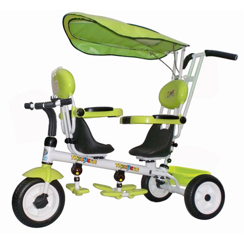 供应sm161033双人三轮车 手推车 儿童三轮车 三轮童车