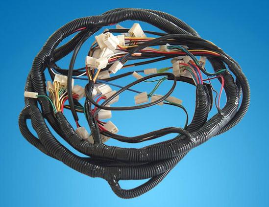 波纹管包线线束 电瓶车线束