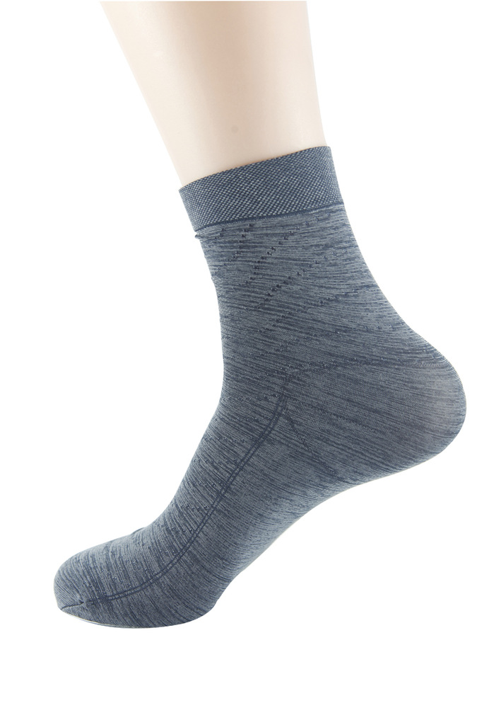 华丽特 爱出色冰爽锦纶男士超薄丝袜 夏季男袜短袜商务袜 透气