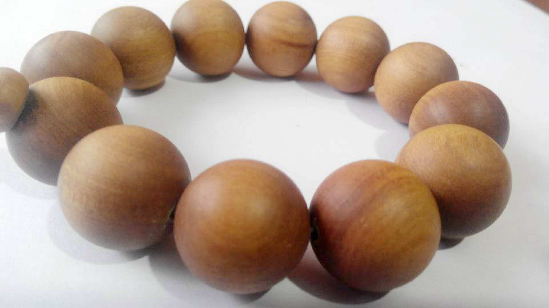 新东加檀香佛珠20mm*12颗 饰品佩戴品 工艺品