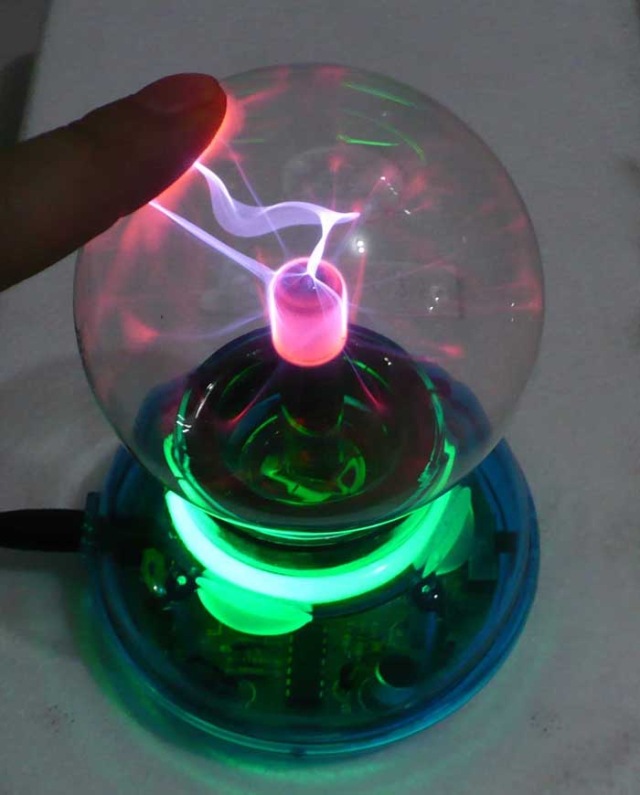 车载离子灯 爆闪灯 声控球震动感应 静电 水晶魔力球 车载魔力球